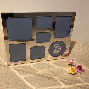 Lunt collage picture frame silver